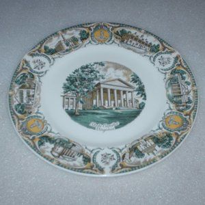 Antique Virginia State Capitol plate by Salem China Co.